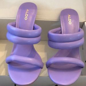 Aldo Purple Sandal (heel)